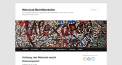 Desktop Screenshot of meinweinkeller.ch