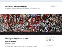 Tablet Screenshot of meinweinkeller.ch